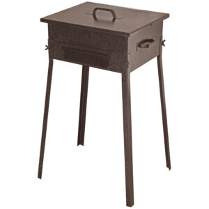 Camping Maxi - Barbecue au bois avec grille de 30x35 cm