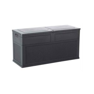 Toscana - Coffre polyvalente extérieure et intérieure en polyrattan, 119x46xH60 cm - Lt 320