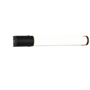 Applique LED Piera H2O avec bord noir, prise de courant et interrupteur IP44 L. 41,5 cm