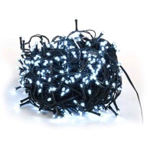 Lumineuse exterieur couleur blanc, guirlande lumineuse Noël 500 LED