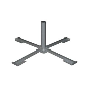 Alu - Base en croix pour parasol 100x100 cm