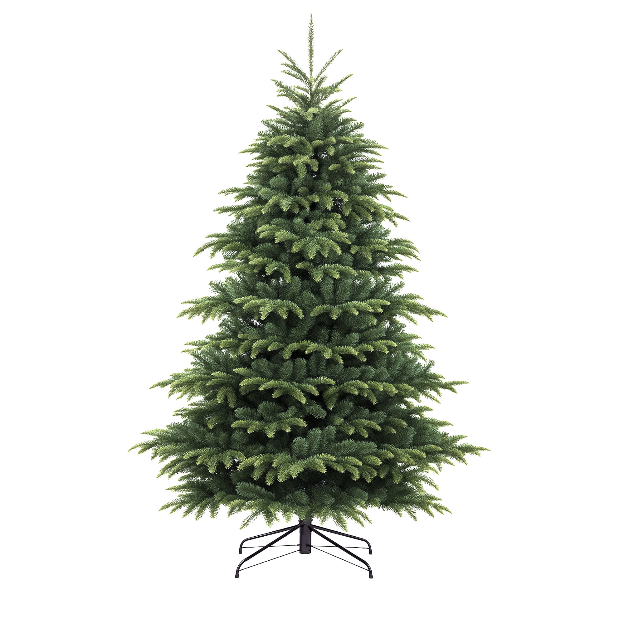 Wunorse - Sapin de Noël Traditionnel en PE et PVC Ø132x210H cm, 1223 Pointes