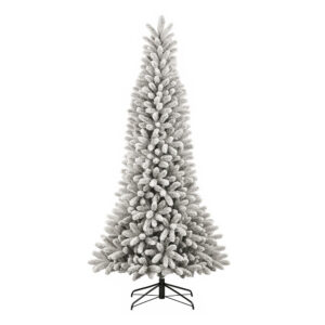 Bushy - Sapin de Noël Enneigé en PE et PVC Ø93x180H cm, 872 Pointes