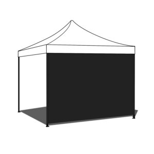 Toile latérale pour gazebo de jardin 300xH200 cm