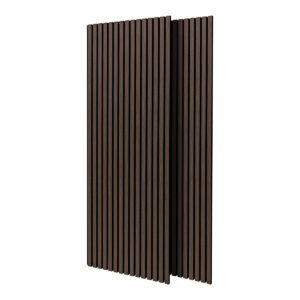 Mozart - Lot de 2 panneaux acoustiques à lattes en bois 235x60 cm