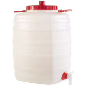 Bidon pour aliments avec robinet en polyéthylène - 50 Lt