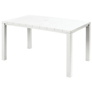 Julie - Table de jardin en résine 147X90 cm