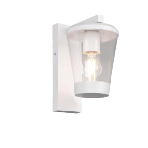 Applique extérieure Cavado anthracite avec diffuseur transparent IP44 H. 28cm