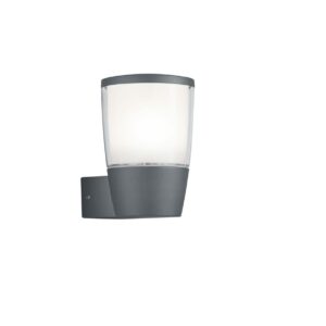 Applique Shannon Extérieure LED Version Up en Fusion d'Aluminium Anthracite IP54 H. 17cm