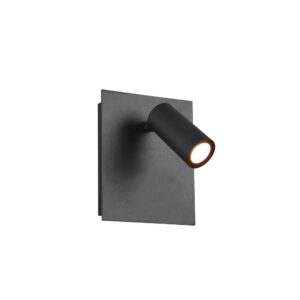 Projecteur LED orientable Tunga anthracite extérieur H. 12cm IP54