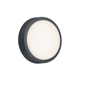 Breg Plafonnier LED Extérieur en Fusion d'Aluminium Anthracite D. 20cm
