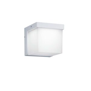 Yangtze Applique LED Carrée Blanche 12x12 cm
