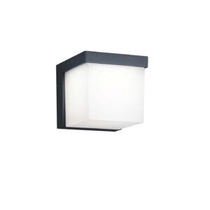 Yangtze Applique LED Carrée Anthracite 12x12 cm