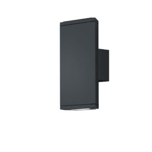 Colorado Appl. 2 Led Rectangulaire Anthracite Cm.20X9