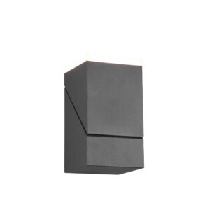Applique LED extérieure Avon anthracite orientable IP54 H. 16cm