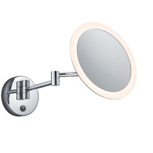 Applique LED Salle de Bain C. Miroir Rétroéclairé Rond Or avec Variateur Tactile D.22