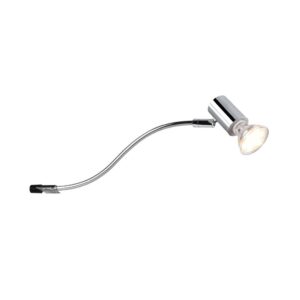 Applique Spot Orientable Giada H2O en Chrome à Visser sur Miroir Ip44 H. 11,5Cm