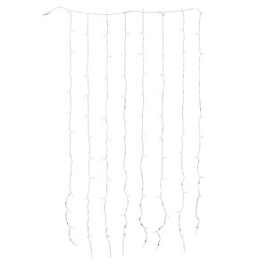 Rideau lumineux exterieur, guirlande lumineuse Noël, 120 LED blanc