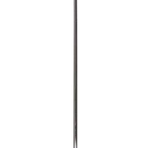 Vapor Lampadaire en Verre Chromé avec Pampilles en Verre, Variateur d'Intensité, D.40cm x H.160cm