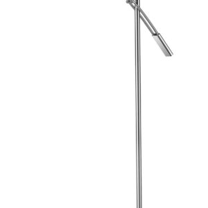 Lampadaire LED Verona en Acier Satiné avec Variateur Tactile H. 130cm