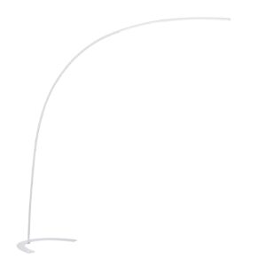 Lampadaire LED courbé Shanghai, blanc, dimensions 210x200 cm.