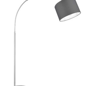 Lampe d'hôtel. Lampadaire Arco C/Paral. Gris H 215.