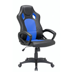 Silverstone - Chaise de Jeu/Gaming En Pu + Pl E Nylon