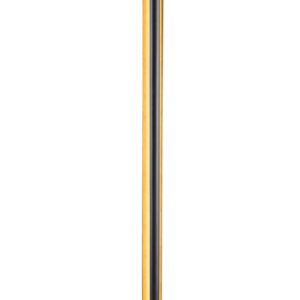 Texel Lampadaire LED Colonne Noire Intérieur Doré avec Variateur Snap H. 135