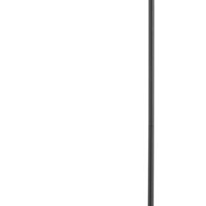 Kazan Lampadaire LED à Double Bras Articulé Noir Mat avec Variateur à Capteur H.120Cm, P.45Cm