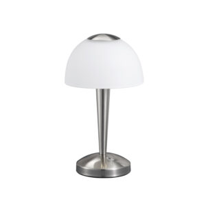 Lampe Ventura. Lampe de table LED avec abat-jour en forme de dôme. Hauteur 28 cm.