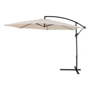 Alu - Parasol de jardin déporté 3x3 m
