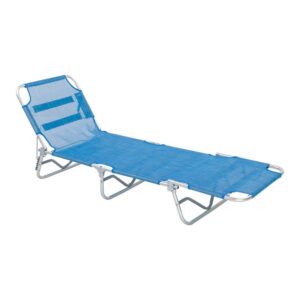 Sandwich - Lit de bronzage pliant, dossier réglable et inclinable