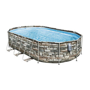 Bestway Piscine hors sol ovale 610x366xH122 cm