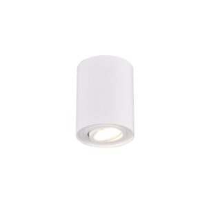 Spot orientable cylindre Cookie blanc D. 9,6 cm H. 12,5 cm