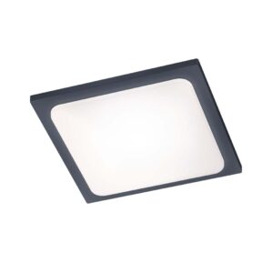 Poutre Plafonnier LED Carré Anthracite 25x25 cm