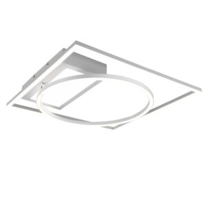 Downey Plafonnier LED Blanc avec articulation réglable et télécommande multifonction L. 85cm