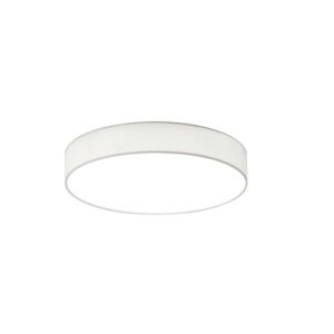 Lustre Lugano LED avec diffuseur en tissu blanc et acrylique D. 40cm