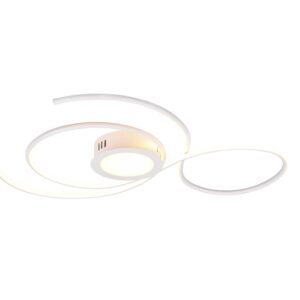 Jive Plafonnier LED Blanc avec Télécommande Multifonction L.80cm