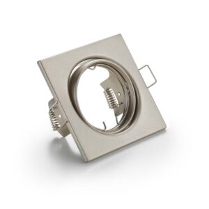 Jura Spot Encastrable Carré Orientable Acier 8x8cm