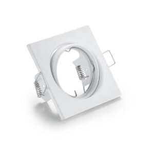 Jura Spot encastrable carré orientable blanc 8x8cm