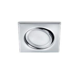 Rila Spot Encastrable LED Carré Orientable Chromé 8cm x 8cm