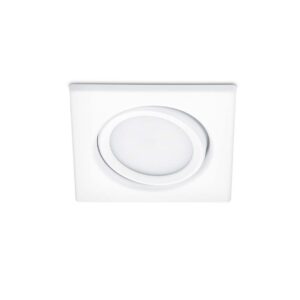 Rila Spot Encastrable LED Carré Orientable Blanc 8cm x 8cm