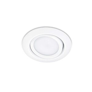 Rila Spot Encastrable LED Orientable Rond Blanc Diam. 8,2Cm