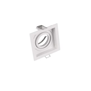 Kenai Spot Encastrable Carré Orientable Blanc L. 9,2Cm