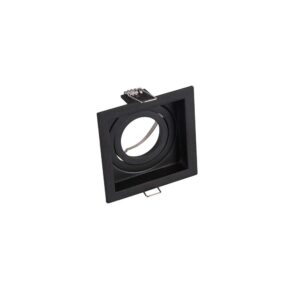 Kenai Spot Encastrable Carré Orientable Noir L. 9,2Cm