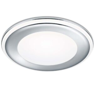 Aura Spot Encastrable en Plastique Chromé avec Triple Allumage Indépendant D. 14,5Cm