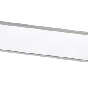 Griffin Plafonnier LED Rectangulaire Bordure Couleur Acier Avec Contrôle Intelligent Multiples Fonctions "Wiz" L. 110 X 30 cm