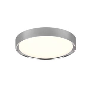 Clarimo H2O Plafonnier LED avec bordure chromée IP44 D.33cm