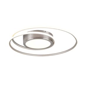 Yava Plafonnier LED en acier rond avec télécommande multifonction D.60cm