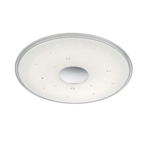 Seiko Plafonnier LED avec diffuseur rond effet ciel étoilé et applications effet diamant avec télécommande multifonction D. 42,5 cm.